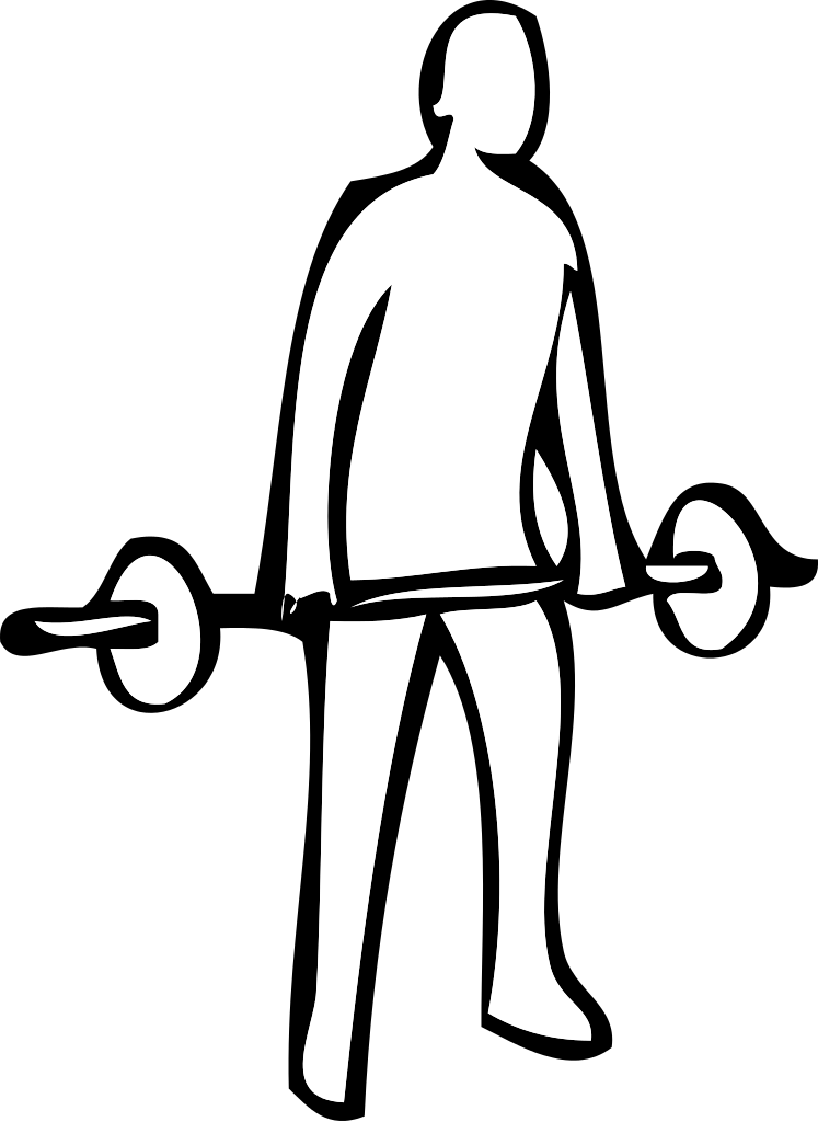 Female clipart weightlifting. Free art download clip