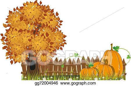 fence clipart autumn