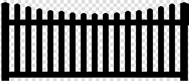 fence clipart black pvc