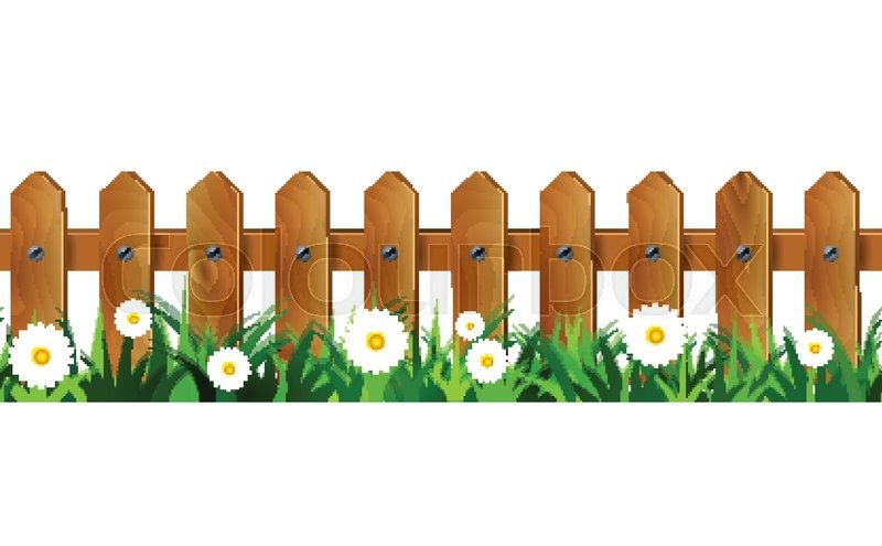 Fence clipart border, Fence border Transparent FREE for ...