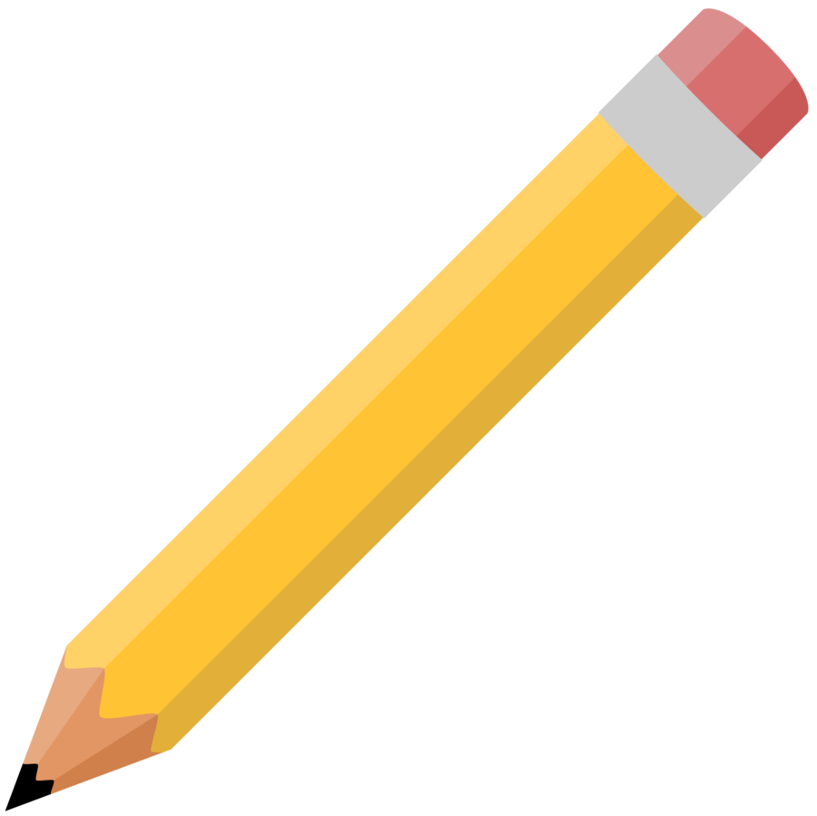 clipart pencil number