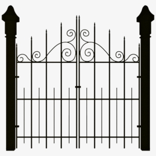 Free . Fence clipart creepy