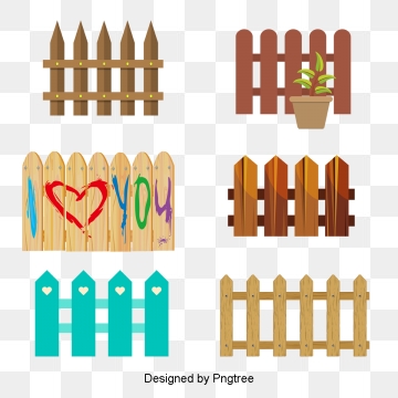 Fence clipart cute colorful. Images png format clip