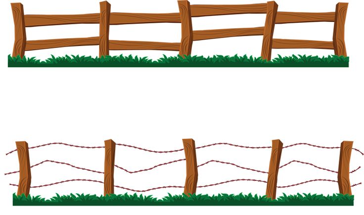 fence clipart farmyard