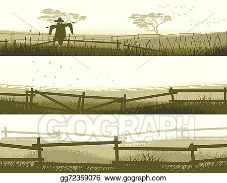 fence clipart fence field