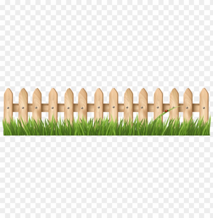 Download transparent with grass. Fence clipart fench