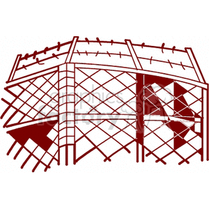 Jail clipart jail fence. Royalty free 