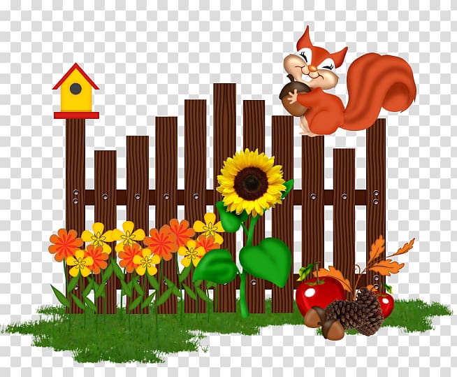 fence clipart floral
