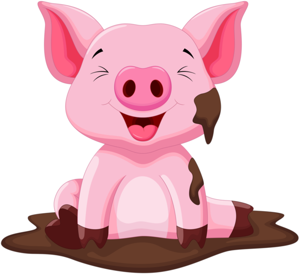 fence clipart pig