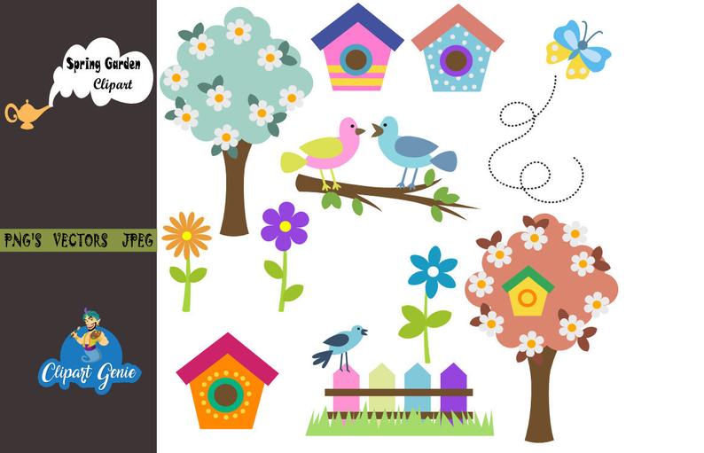 fence clipart spring