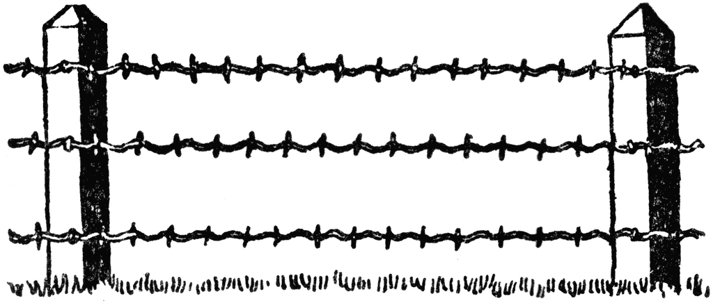 Collection of free wire. Fence clipart unwilling
