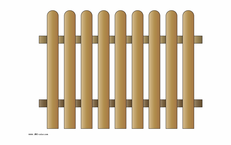fence clipart wooden fencing