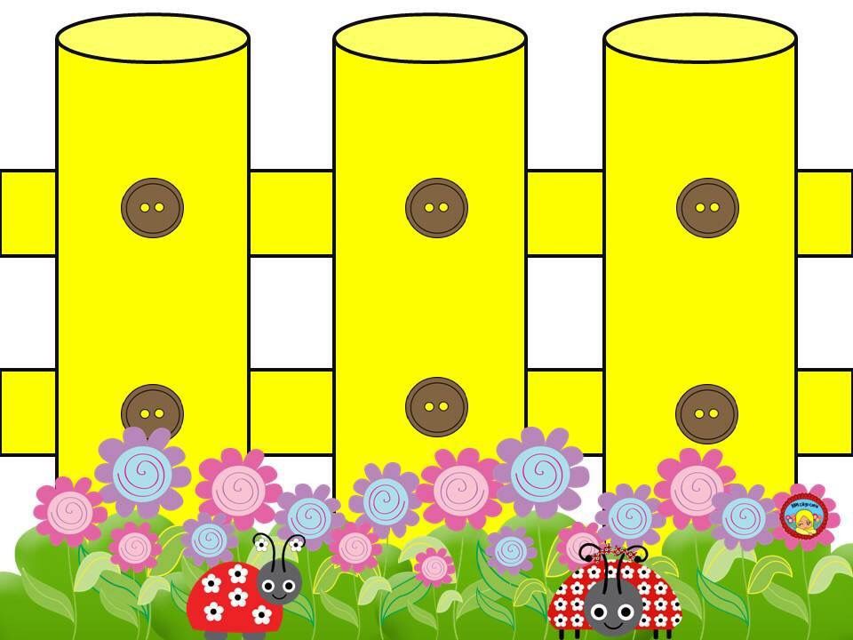 fence clipart yellow