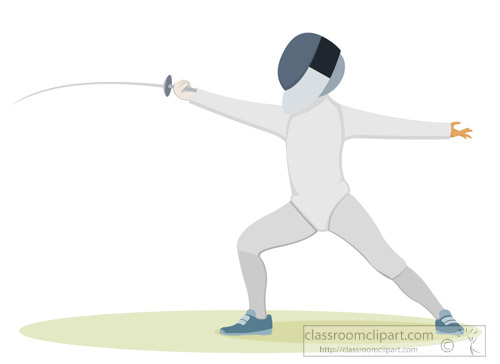 fencing clipart