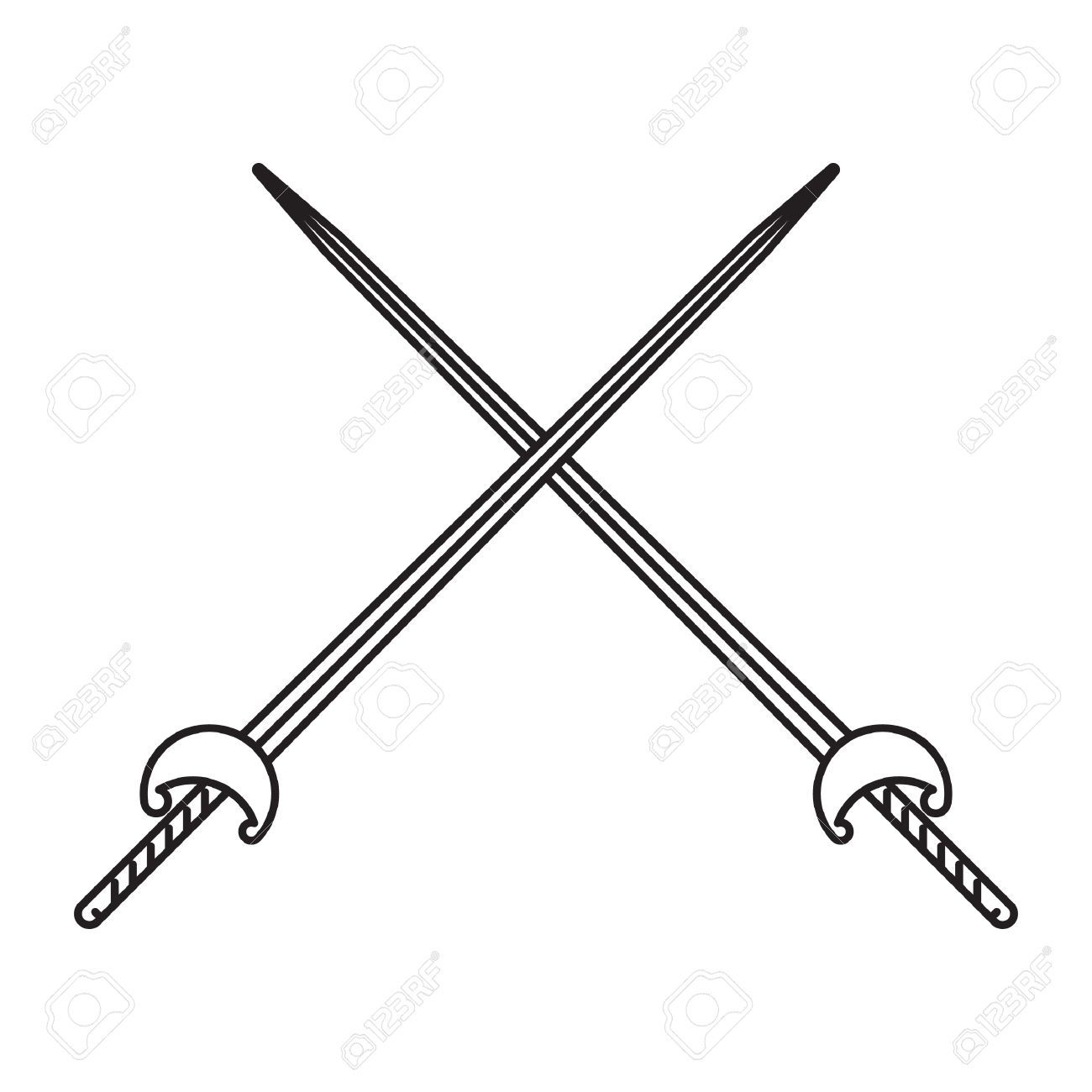 fencing clipart fencing sword