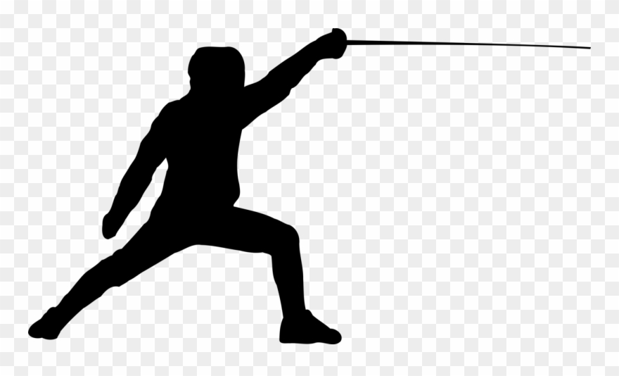 Fencing clipart stick figure. Fence computer icons sports