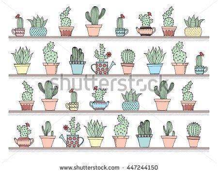 Fern clipart cute. Potted drawing google search