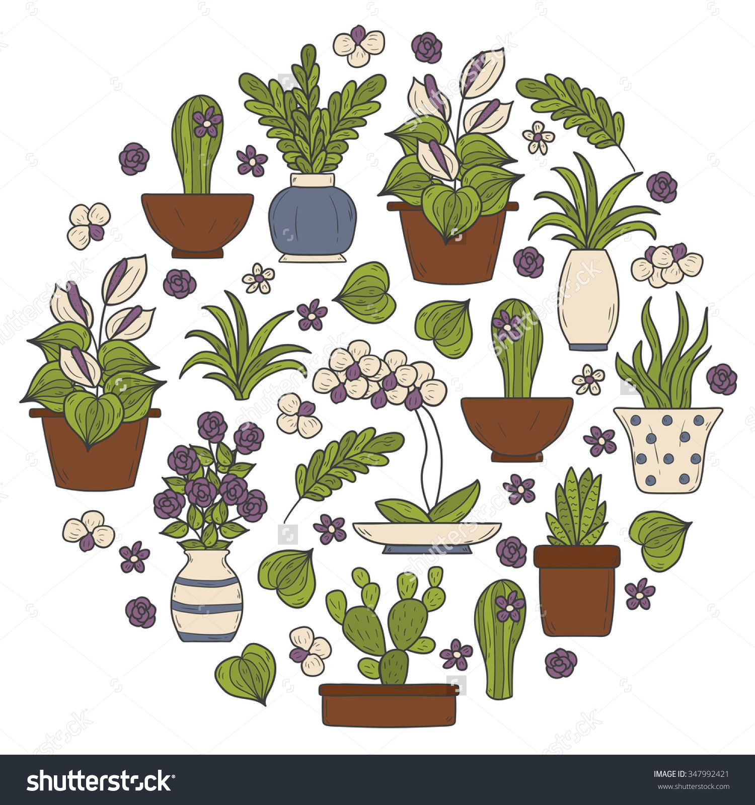 fern clipart potted fern