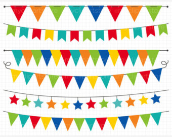 Pennant clipart border. Free festival flags cliparts