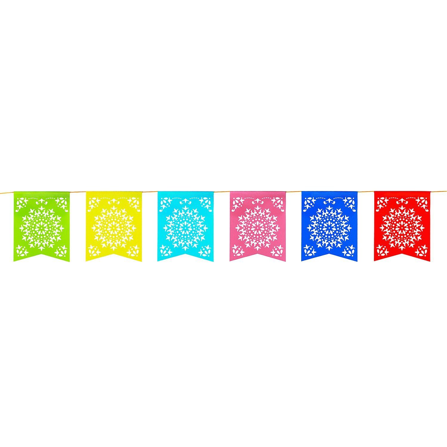 Festival clipart garland banner. Amazon com foot long