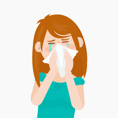 fever clipart allergy season