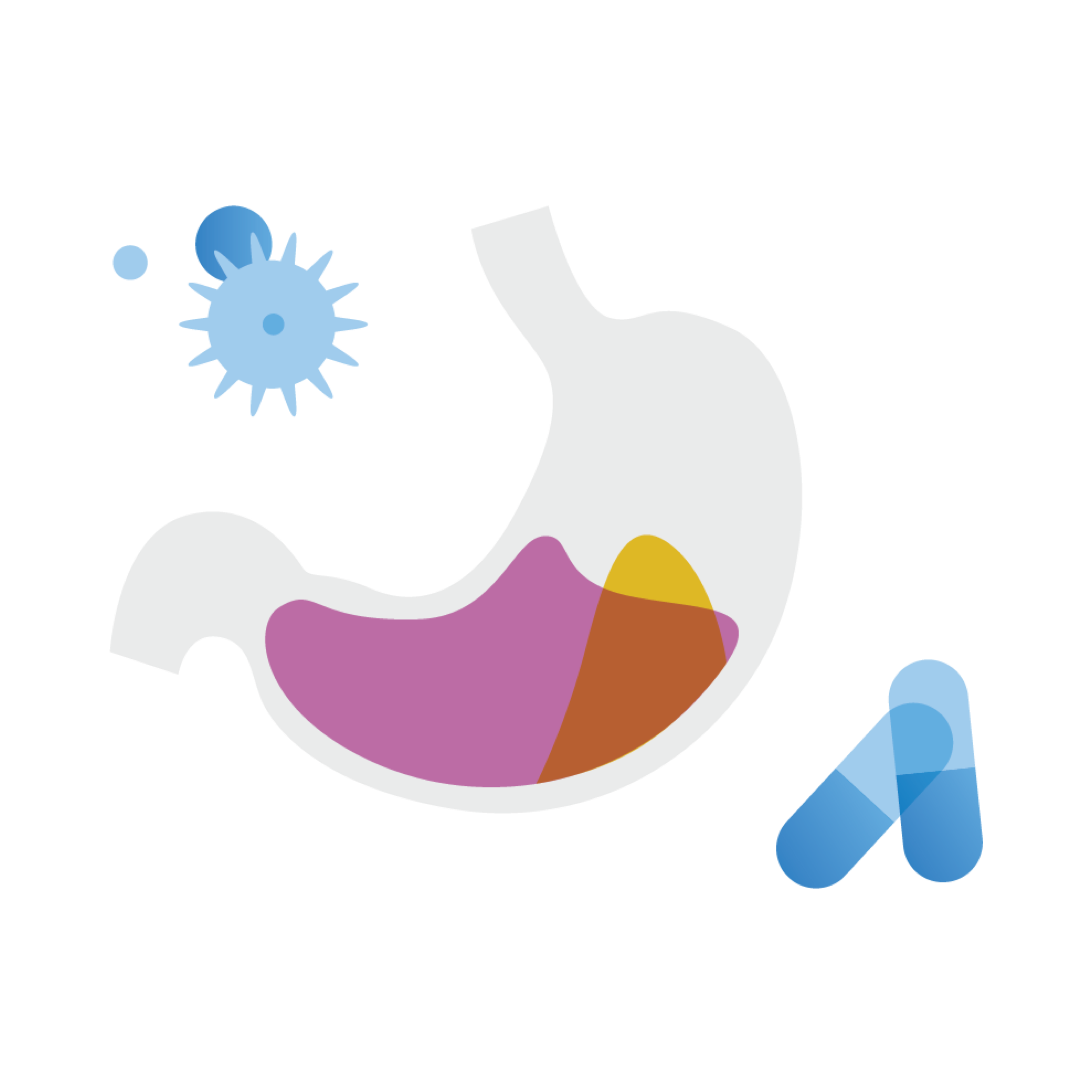 Medical clipart medical field. The gut microbiome enterobiotix