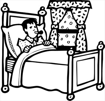 fever clipart sick father