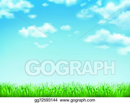 field clipart blue sky