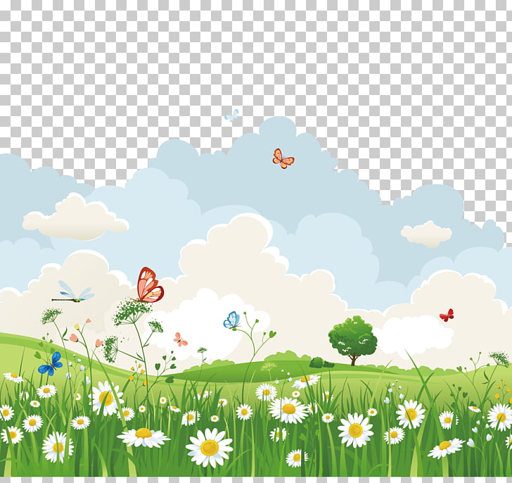 field clipart spring