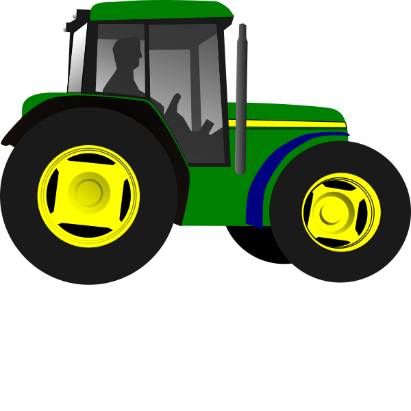 field clipart tractor