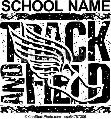 Field clipart vector. Track and stock illustration