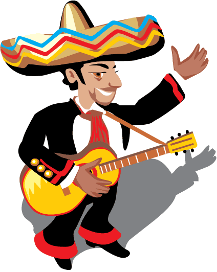 Mexican clipart latino. Free fiesta mariachi cliparts