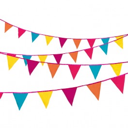 Fiesta clipart bunting.  mtrs fun flag