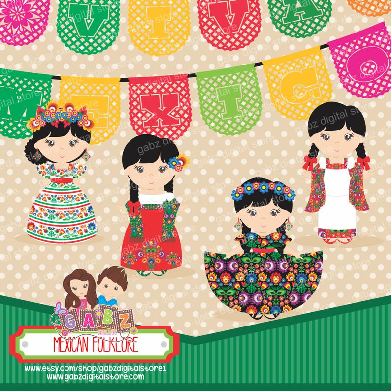 fiesta clipart folklore mexican