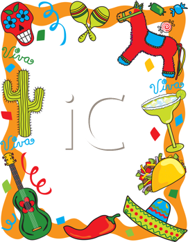 Fiesta clipart party favor. Royalty free image of