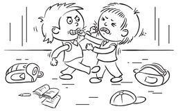 fighting clipart school fight