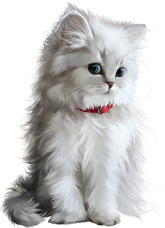 kitten clipart whimsical cat