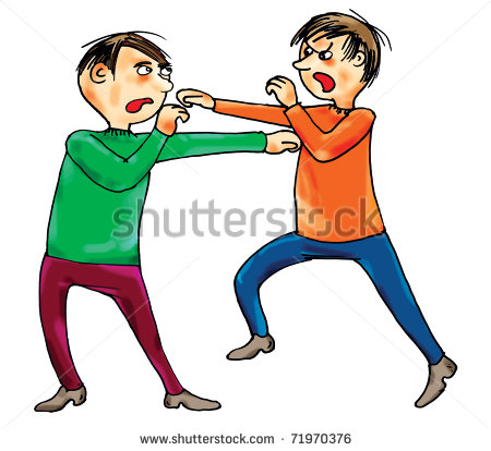fight clipart scuffle