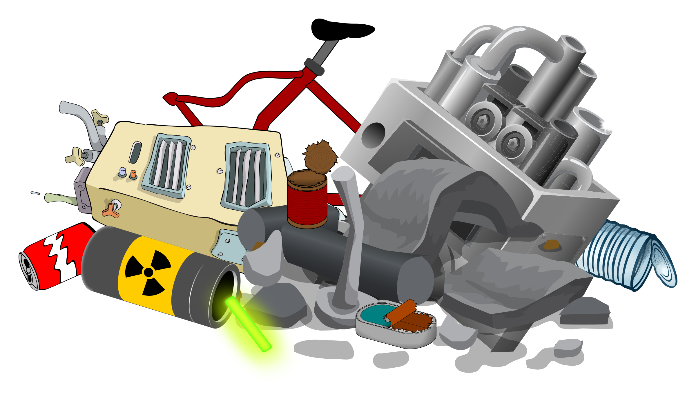 iron clipart metal waste