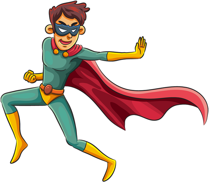 Cartoon superheros free download. Fight clipart superhero