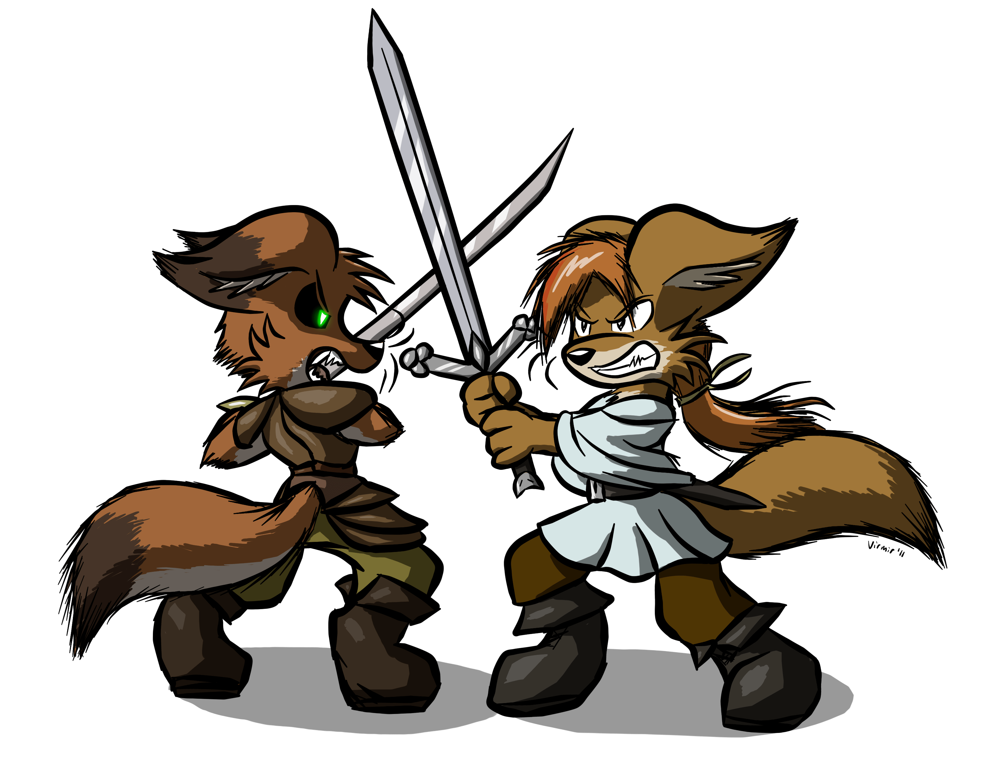 fighting clipart sword duel