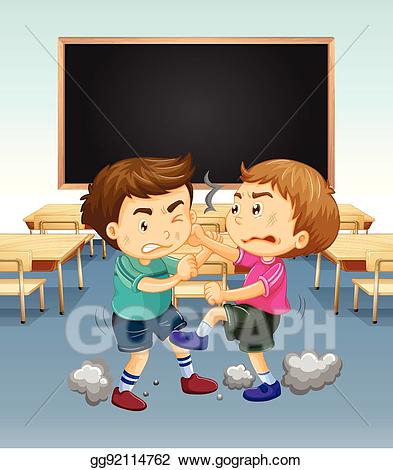 fighting clipart school fight
