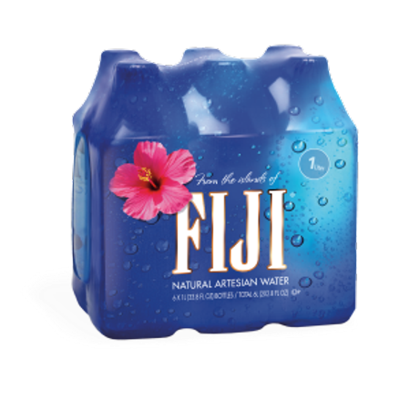 Fiji bottle png. Natural artesian water fl
