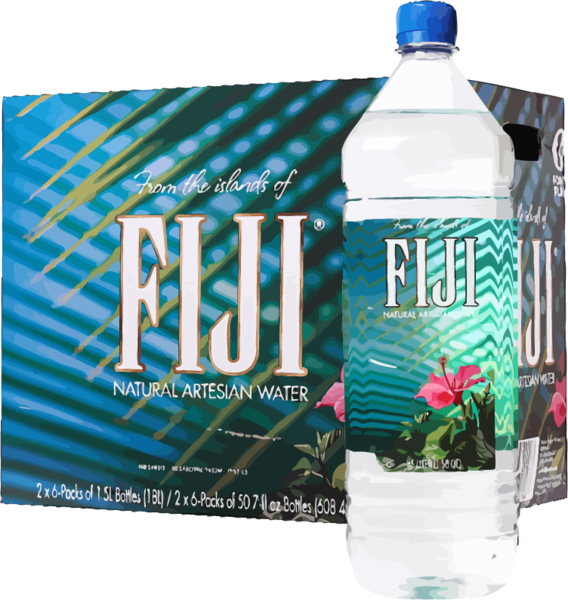 Swill fast wine liquor. Fiji water bottle png