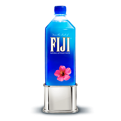 Led illuminated sleeve liter. Fiji water bottle png