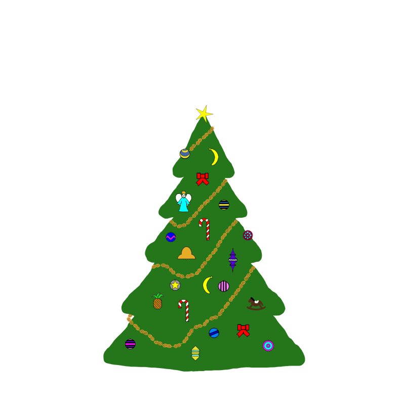 Filigree clipart christmas tree. Easy free cliparts page