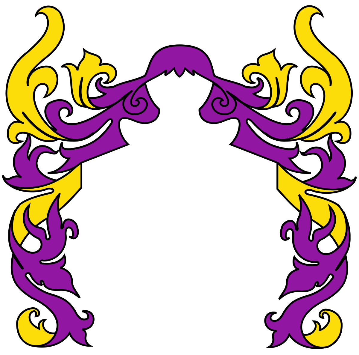 filigree clipart heraldic