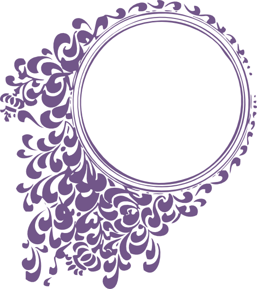 oval clipart scroll