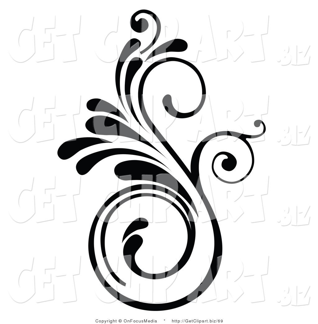 Filigree clipart swirly line. Swirl designs clip art