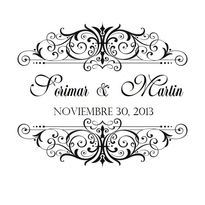 Logo on the invitation. Filigree clipart wedding indian card